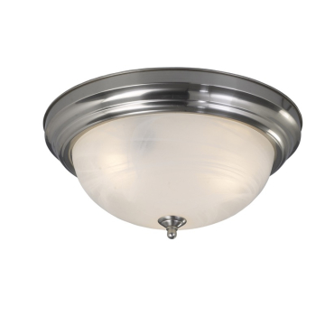 Canarm 11" 2-Light Flush Mount - 120V - Brushed Nickel
