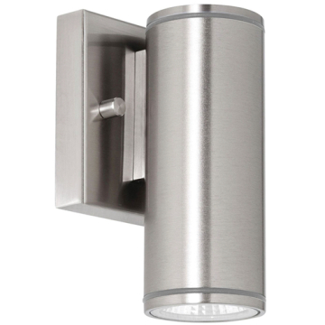 AFX Beverly 6" LED Outdoor Wall Sconce - CCT Selectable - 120-277V - Satin Nickel