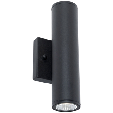 AFX Beverly 10" LED Outdoor Wall Sconce - CCT Selectable - 120-277V - Black