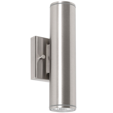 AFX Beverly 10" LED Outdoor Wall Sconce - CCT Selectable - 120-277V - Satin Nickel