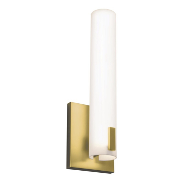 AFX Bowen 15" LED Wall Sconce - 3000K - 120V - Satin Brass