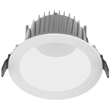RAB 6" Deep Regressed Field-Adjustable Commercial LED Downlight - 0-10V Dimming - CCT Selectable - 120-277V - White