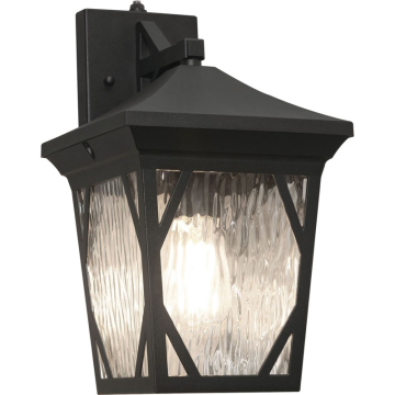 AFX Campton 14" Outdoor Lantern - Photocell - 120V - Black
