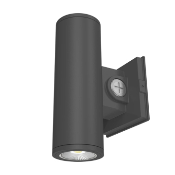 RAB CD34 3" LED Wall Mount Cylinder - Photocell - 6 | 8 | 10W - CCT Selectable - 120-277V - Bronze