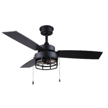 Canarm Attley 42" Ceiling Fan - Matte Black