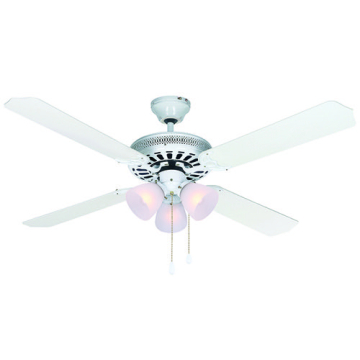 Canarm 52" Chateau IV Ceiling Fan - White Body - White / Bleached Oak Blades