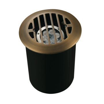 Corona Lighting 6W LED Well Light - 2700K - 610 Lumens - 45 Degrees - 12V - Antique Bronze