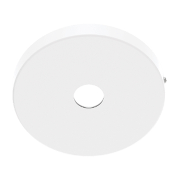 SLG CLS Cylinder 6" Pendant Mount for Recessed J-Box - White