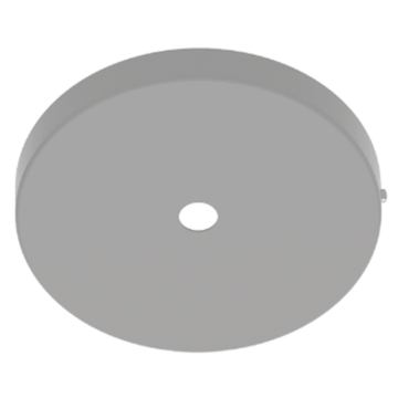 SLG CLS Cylinder 6" Surface Mount for Recessed J-Box - Silver Gray