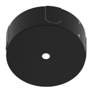 SLG CLS Cylinder 6" Surface Mount for Surface J-Box - Black