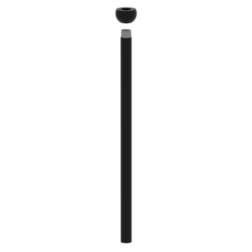 SLG CLS Cylinder 12" Stem for Pendant Mount - Black