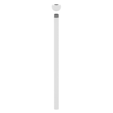 SLG CLS Cylinder 12" Stem for Pendant Mount - White
