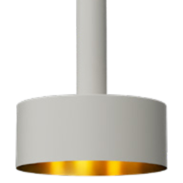 Westgate CMC2 12" Pan Shade - White / Gold