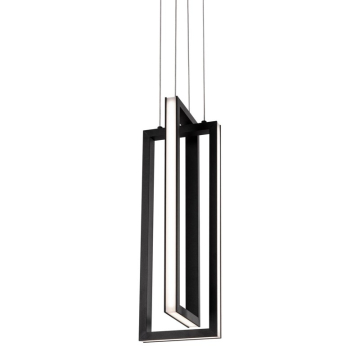 AFX Cole 6" LED Pendant - 3000K - 120V - Black