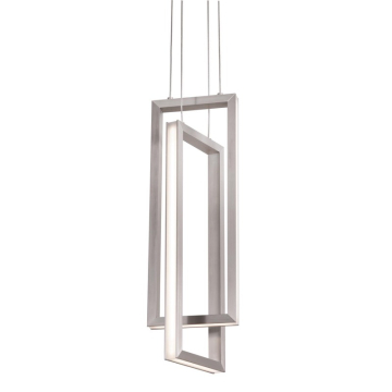 AFX Cole 6" LED Pendant - 3000K - 120V - Satin Nickel