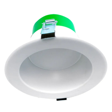 Westgate CRLE4 4" LED Commercial Recessed Downlight - 5 | 7 | 12W - CCT Selectable - 120-277V - White / Green