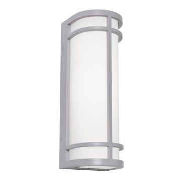 AFX Crain 16" LED Outdoor Wall Sconce - 20W - CCT Selectable - 120-277V - Textured Grey