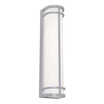 AFX Crain 24" LED Outdoor Wall Sconce - 24W - CCT Selectable - 120-277V - Textured Grey