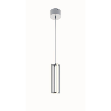 AFX Cass 12" LED Pendant - 3000K - 120V - Satin Nickel