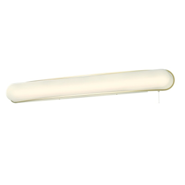 AFX Curve 48" LED Overbed Light - 3000K - 120V - Satin Brass