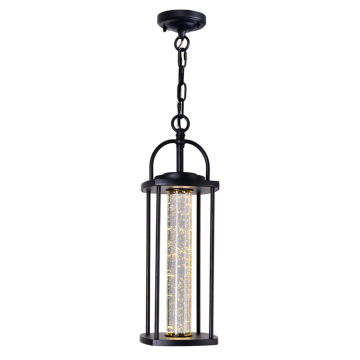 CWI Lighting Greenwood LED Outdoor Pendant - 11W - 3000K - 120V - Black