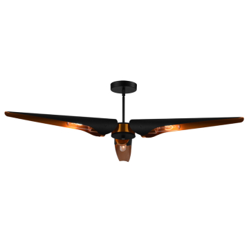 CWI Lighting Amar 3-Light Chandelier - 120V - Matte Black