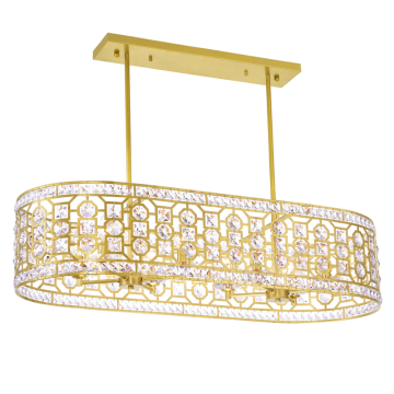 CWI Lighting Belinda 8-Light Chandelier - 120V - Champagne