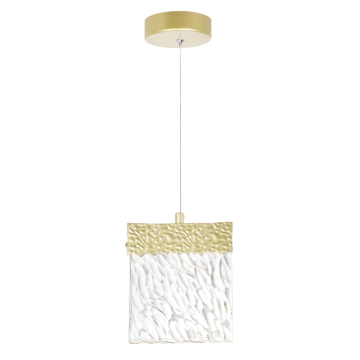 CWI Lighting Carolina LED Pendant - 6.5W - 3000K - 120V - Gold Leaf