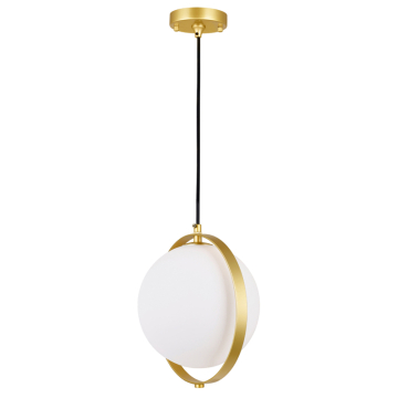 CWI Lighting Da Vinci 10" 1-Light Mini Pendant - 120V - Medallion Gold