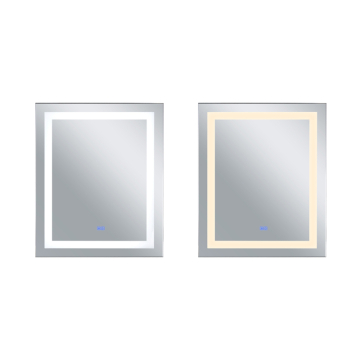 CWI Lighting Abril 30" LED Mirror - 21W - CCT Selectable - 120V - White
