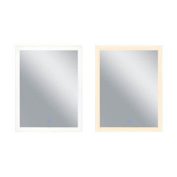CWI Lighting Abigail 30" LED Mirror - 23W - CCT Selectable - 120V - White