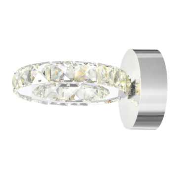 CWI Lighting Ring LED Wall Sconce - 6W - 4000K - 120V - Stainless Steel