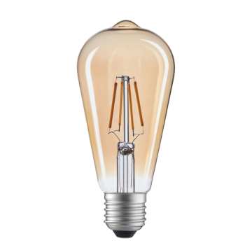 CWI Lighting ST19 LED Lamp - 4W - 2700K - 120V - Amber - Pack of 10
