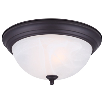 Canarm 11" 2-Light Flush Mount - 120V - Oil Rubbed Bronze
