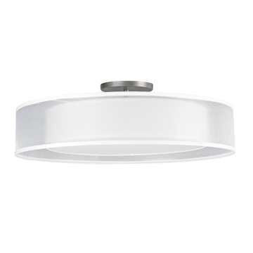 AFX Cortez 18" LED Semi-Flush Mount - CCT Selectable - 120V - Satin Nickel