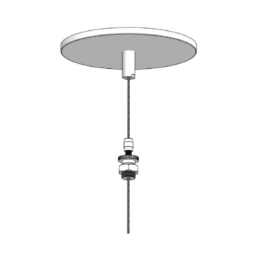 Day-Brite Adjustable 48" Single Cable Hanger Kit