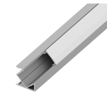 DiodeLED 45º 48" Deco Mounting Channel Bundle - Classic Frosted Lens - Aluminum