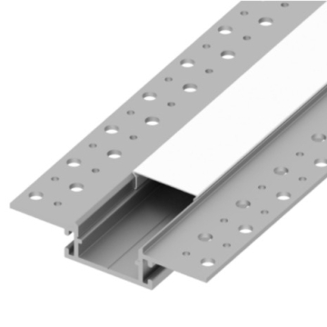 DiodeLED 1" Mud-In 96" Mounting Channel Bundle - Opal Lens - Aluminum