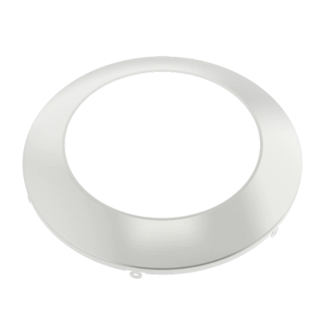 RAB 6" Round Smooth Brushed Nickel Trim for DISK34-6