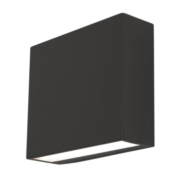 AFX Dakota 8" LED Outdoor Wall Sconce - 24W - CCT Selectable - 120-277V - Black