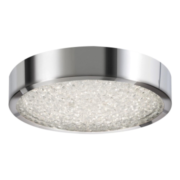 AFX Diamonds 13" LED Flush Mount - 3000K - 120V - Polished Chrome