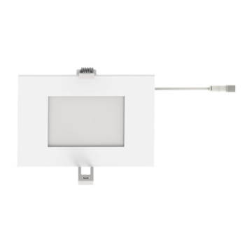 SLG DF G2 Ultra Thin Recessed LED Downlight - 4" Square - 600Lm - 9W - CCT Selectable - 120V - White