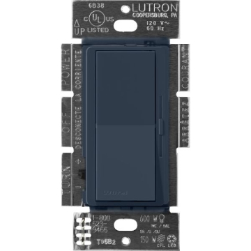 Lutron Diva 0-10V LED Dimmer - Single-Pole / 3-Way - 8A - 120-277V - Deep Sea