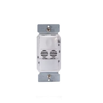 Wattstopper Wall Switch Sensor - Dual Tech - Multi-Mode - 24V - Black