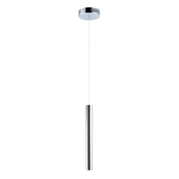 ET2 Flute 24" LED Pendant - 3000K - 490 Lumens - 120V - Polished Chrome