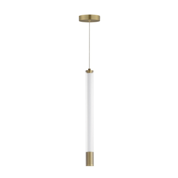 ET2 Cortex 18" LED Pendant - 3000K - 800 Lumens - 120-277V - Natural Aged Brass