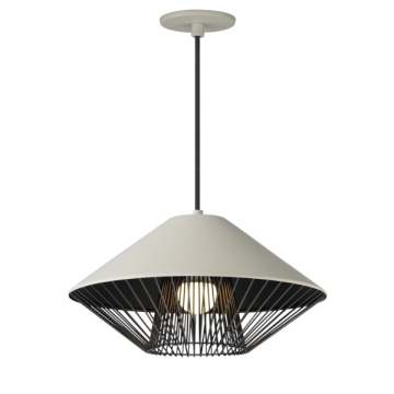 ET2 Phoenix 16" LED Pendant - 3000K - 120V - Gray / Black