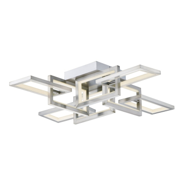 ET2 Link LED Semi-Flush Mount - 3000K - 2,380 Lumens - 120V - Satin Nickel