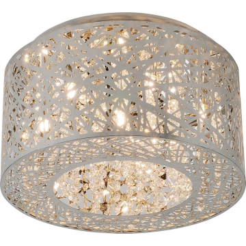 ET2 Inca 16" LED Flush Mount - 3000K - 2,800 Lumens - 120V - Polished Chrome