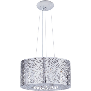 ET2 Inca 16" Round LED Pendant - 3000K - 2,800 Lumens - 120V - Polished Chrome